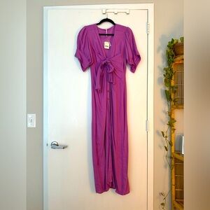 NWT Free People fuchsia cotton dress